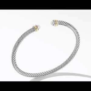David Yurman Classic Cable Bracelet with Pearl